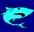 Dibujo Tiburón pintado por kevinjhytre