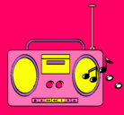 Dibujo Radio cassette 2 pintado por AntonioBalboa18