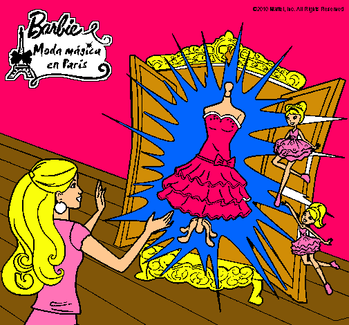 El vestido mágico de Barbie