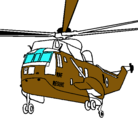 Dibujo Helicóptero al rescate pintado por emicaqui
