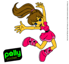 Dibujo Polly Pocket 10 pintado por bibombi