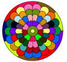 Dibujo Mandala 23 pintado por agp1214