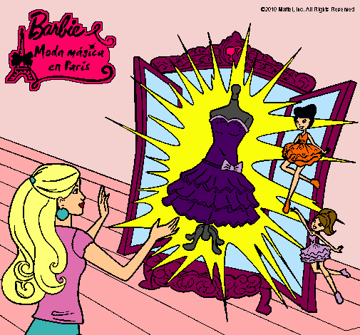 El vestido mágico de Barbie