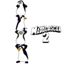 Dibujo Madagascar 2 Pingüinos pintado por gabrielito