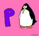 Dibujo Pingüino pintado por primcess