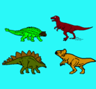 Dibujo Dinosaurios de tierra pintado por SAIMON