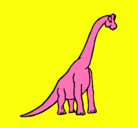 Dibujo Braquiosaurio pintado por Yarlin