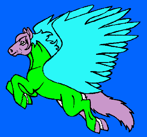 Pegaso volando