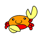 Dibujo Acuarel el cangrejo pintado por maiaparis