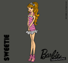 Dibujo Barbie Fashionista 6 pintado por diositadvt