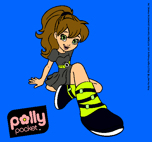 Dibujo Polly Pocket 9 pintado por brendaita2