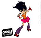 Dibujo Polly Pocket 2 pintado por valerta