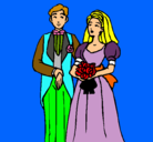 Dibujo Marido y mujer III pintado por enamorados