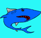 Dibujo Tiburón pintado por yaguaratty