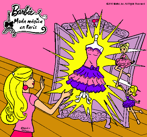 El vestido mágico de Barbie