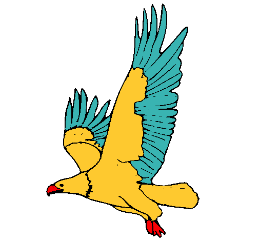 Águila volando