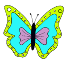 Dibujo Mariposa pintado por solange
