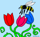 Dibujo Abeja pintado por abeja