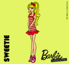 Dibujo Barbie Fashionista 6 pintado por Loren