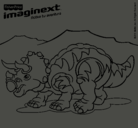 Dibujo Imaginext 13 pintado por aday