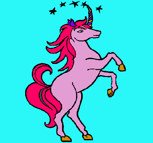Dibujo Unicornio pintado por MyChe