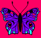 Dibujo Mariposa  pintado por danii_krys