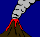 Dibujo Volcán pintado por juanca10