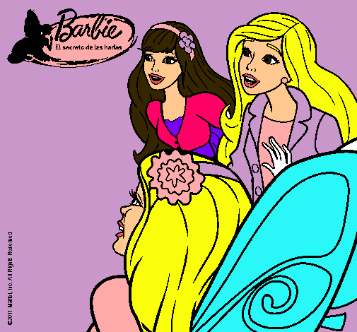Barbie y sus amigas sorprendidas
