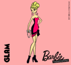 Dibujo Barbie Fashionista 5 pintado por Glam