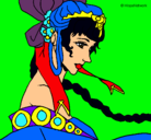 Dibujo Princesa china pintado por Valu001