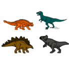 Dibujo Dinosaurios de tierra pintado por 9587255