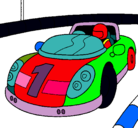 Dibujo Coche de carreras pintado por drewmiz