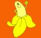 Dibujo Banana pintado por bananazplit