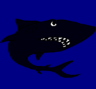 Dibujo Tiburón pintado por tiburonamist
