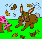 Dibujo Conejo pintado por selina