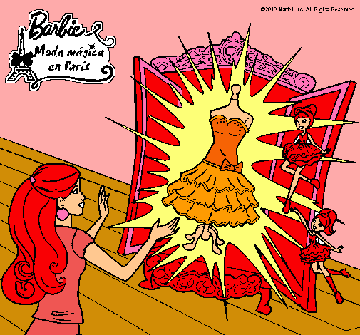 El vestido mágico de Barbie