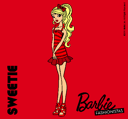 Dibujo Barbie Fashionista 6 pintado por StarClaudia