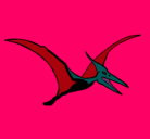 Dibujo Pterodáctilo pintado por HR5YRH