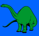 Dibujo Braquiosaurio II pintado por oscarito