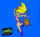 Dibujo Polly Pocket 14 pintado por escalona