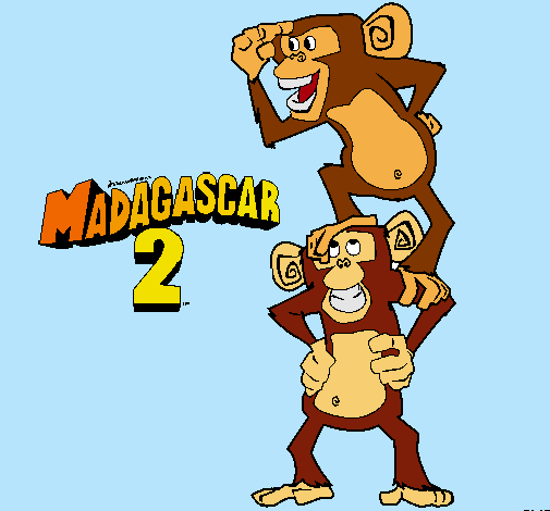 Madagascar 2 Manson y Phil