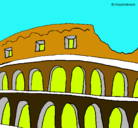Dibujo Coliseo pintado por Lucrecio