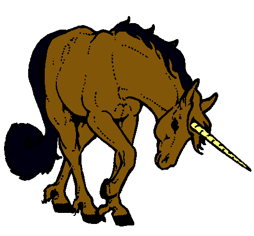 Dibujo Unicornio bravo pintado por maiaparis