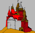 Dibujo Castillo medieval pintado por uyrtg