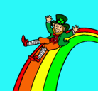 Dibujo Duende en el arco iris pintado por nachom