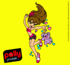 Dibujo Polly Pocket 14 pintado por ping