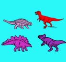 Dibujo Dinosaurios de tierra pintado por sandritop