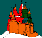Dibujo Castillo medieval pintado por mariapucel