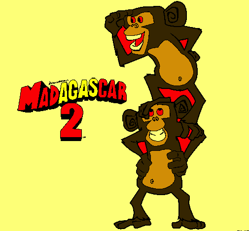 Madagascar 2 Manson y Phil