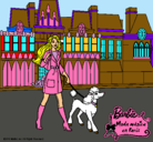 Dibujo Barbie y su perrita pintado por carol_2